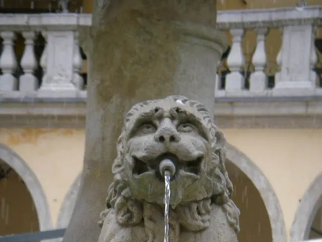 A Unique Water Fountain Located Near the Spanish Steps in Rome Provides Complimentary Water,...